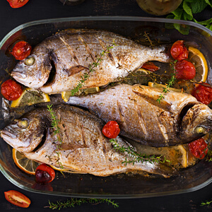Baked Dorado Fish